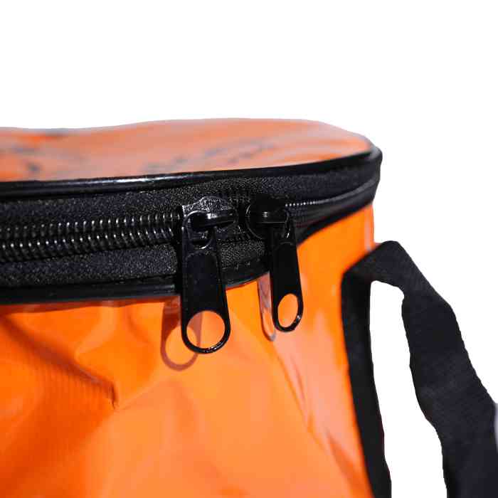 Ведро для прикормки мягкое с крышкой MINENKO D20 (бубен)