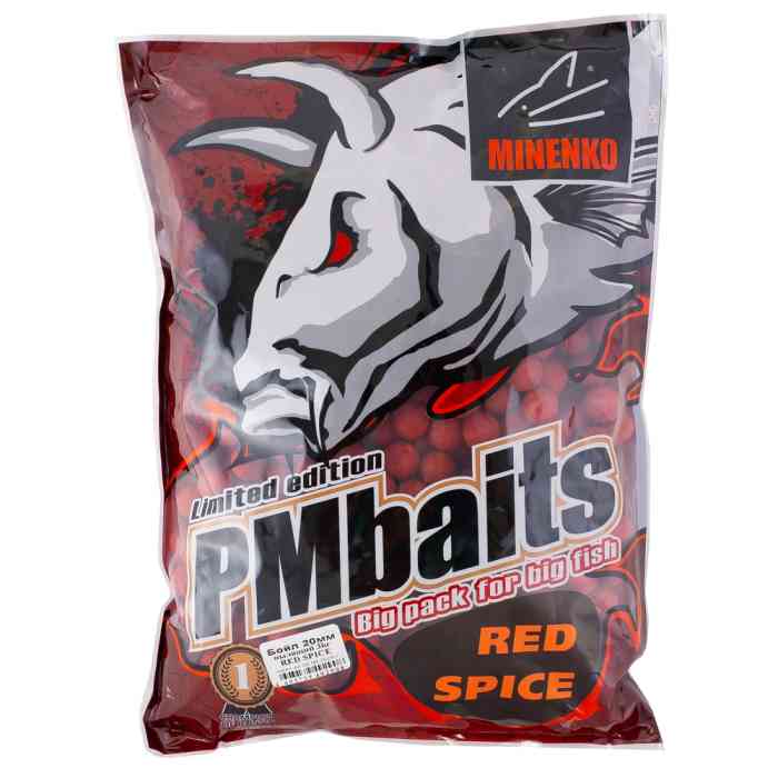 Бойлы пылящие MINENKO Red Spice 20мм (3кг)