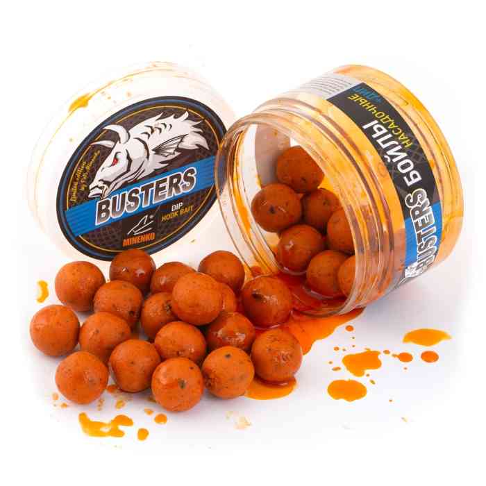 Насадочные бойлы MINENKO MANDARINE 20мм (варёные в дипе)