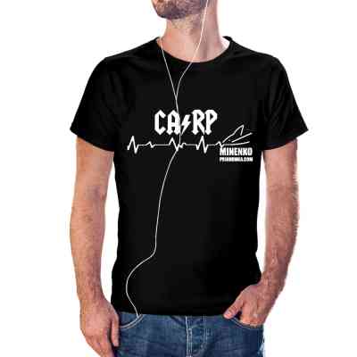 Футболка MINENKO «CA/RP» (XL) чёрная