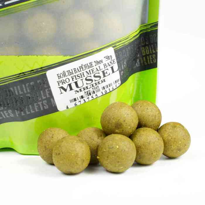 Бойлы варёные мидия PRO FISH MEAL   д15 мм