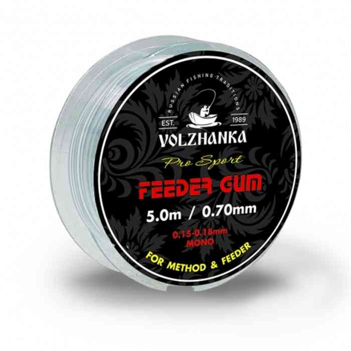 Купить Купить Фидерная резина Volzhanka Feeder Gum 0.7мм / 5м