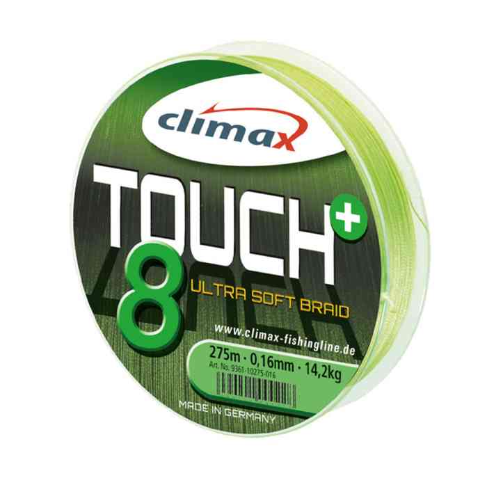 Купить Купить Шнур Climax Touch 8 Plus BRAID (chartreuse) 0.16