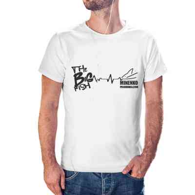Футболка MINENKO «The Big Fish» (XL) белая