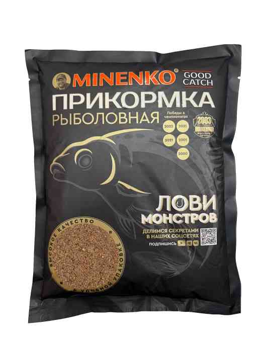 Купить Купить Прикормка MINENKO Good Catch Чеснок