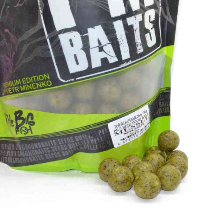 Бойлы варёные мидия PRO BIRD FOOD д18 мм