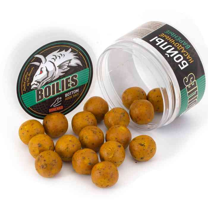 Насадочные бойлы MINENKO BANANA 24мм (варёные)