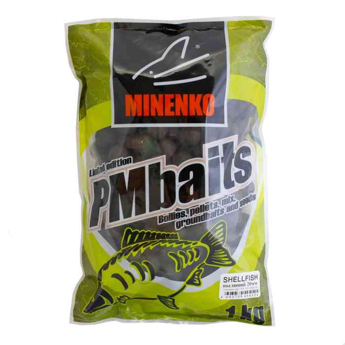 Бойлы пылящие MINENKO ShellFish 20мм (1кг)