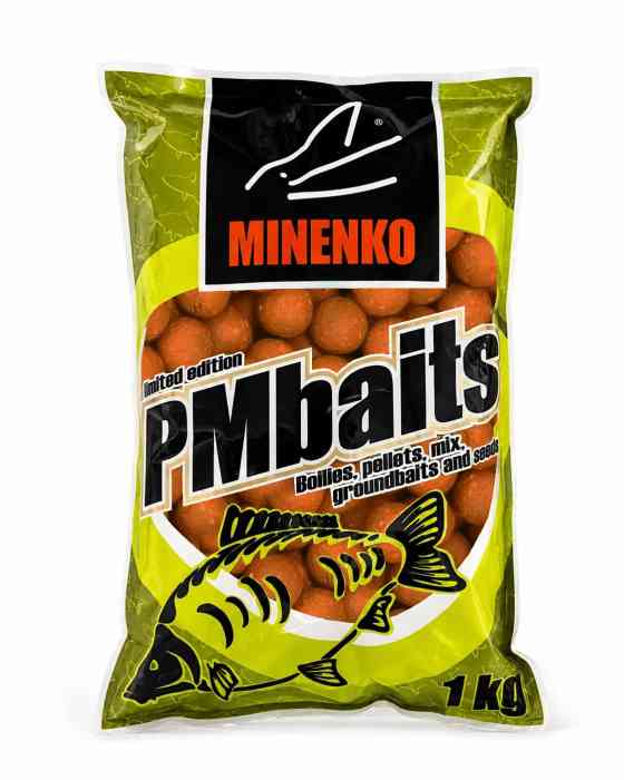 Бойлы варёные MINENKO ЖГУЧИЙ ПЕРСИК 20мм (1кг)