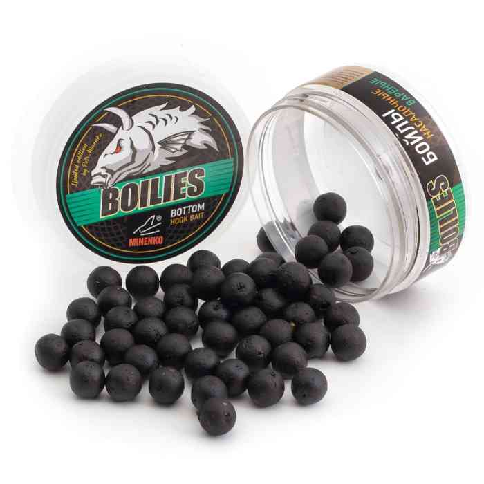 Насадочные бойлы MINENKO HALIBUT 14мм (варёные)